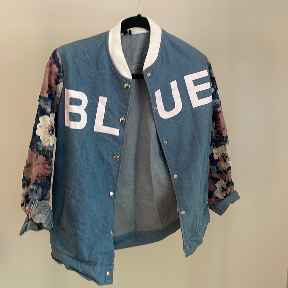 Cool denim sports jacket